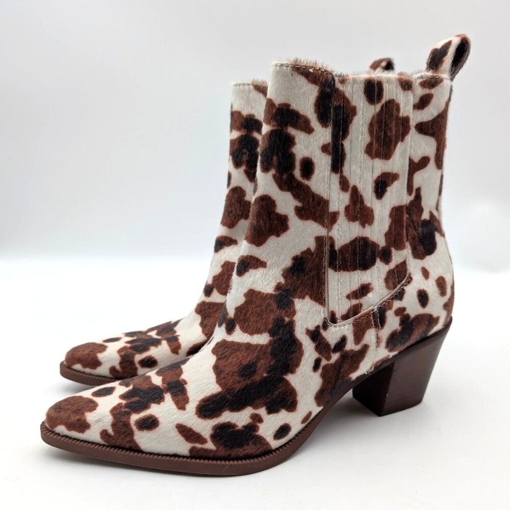 Dolce Vita Steffi Block Heel Ankle Bootie Women's Black Size US8 EU38.5
